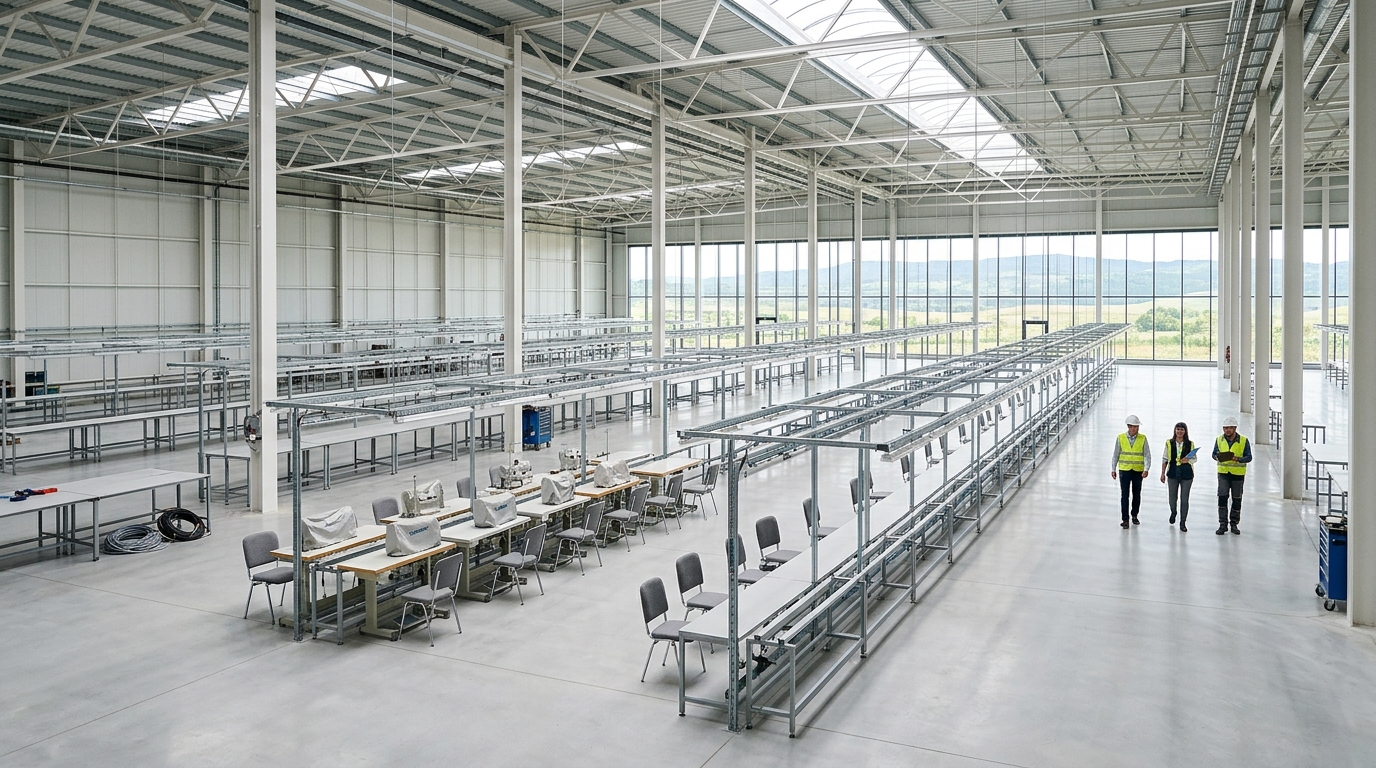 Setting Up a Greenfield Apparel Factory: A Complete Checklist for Factory Directors